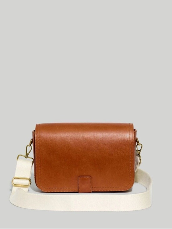 Madewell Handbags - Madewell The Transport Flap Shoulder in Bag English Saddle